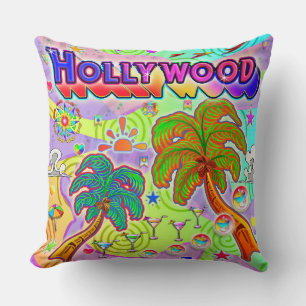 Hollywood Vacation Target Pillow Kissen