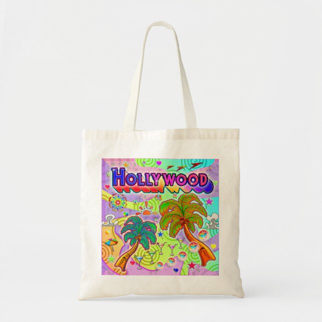 Hollywood Vacation Target Tote Bag Tragetasche (Vorne)