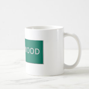 Hollywood-Verkehrsschild Kaffeetasse