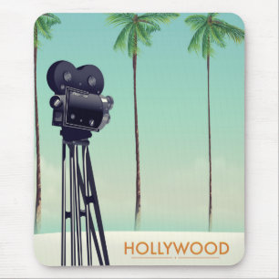 Hollywood-Vintag-Kamera Mousepad