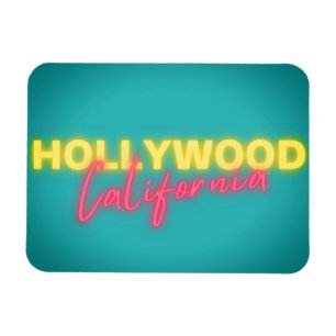 Hollywood Vintage Neonlichter Magnet