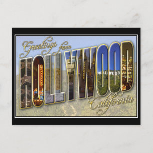 Hollywood Vintage-Postkarte Postkarte