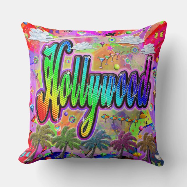 Hollywood Vista Express Pillow Kissen (Vorderseite)