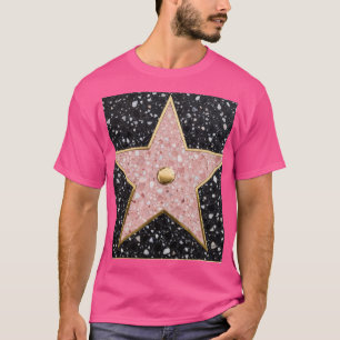 Hollywood Walk of Fame Quadratischer Untersetzer T-Shirt