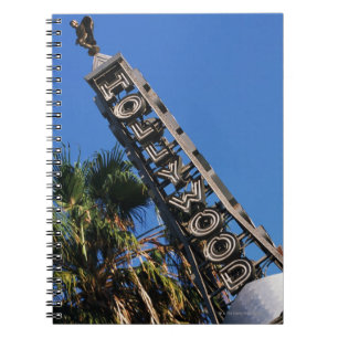 Hollywood-Zeichen, Los Angeles, Kalifornien Notizblock