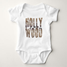 Hollywoodkaffee und -sterne baby strampler