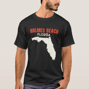 Holmes Beach Florida USA Staat America Travel Flor T-Shirt