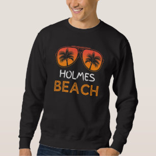 Holmes Beach Vintag Retro Sommerferien Sweatshirt