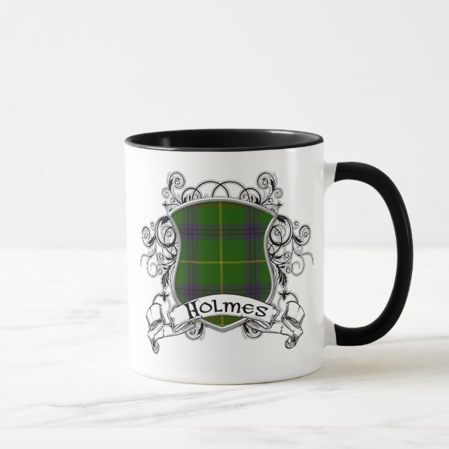 Holmes Tartan-Schild Tasse (Rechts)