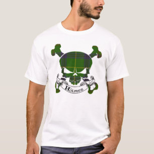 Holmes Tartan-Skull T-Shirt