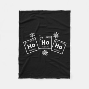 Holmium Chemie Element 67 Wissenschaft Weihnachten Fleecedecke