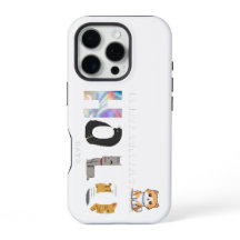 Holo, Cat Design hart | iPhone Hülle
