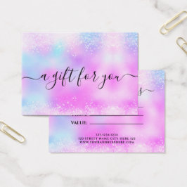 Holo Glitzer Elegantes Geschenk