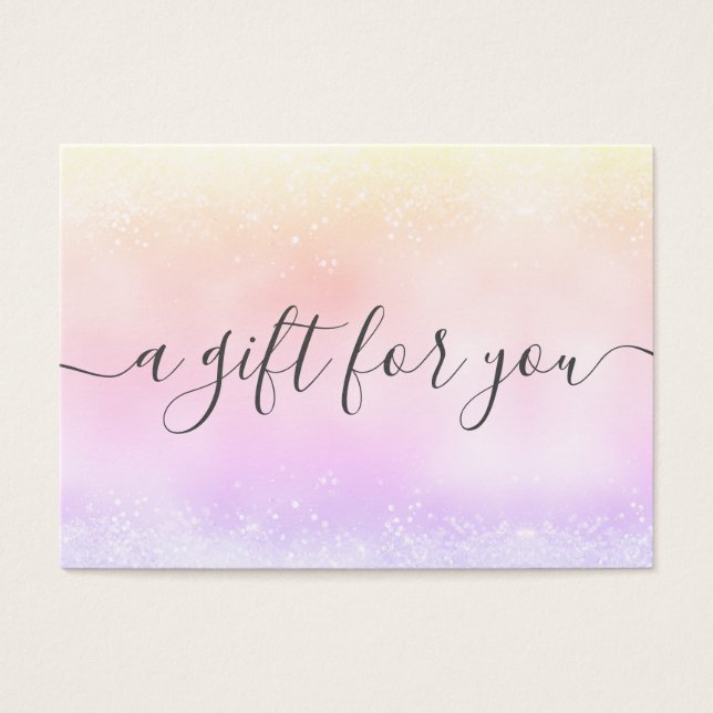 Holo Glitzer Elegantes Geschenk (Vorderseite)