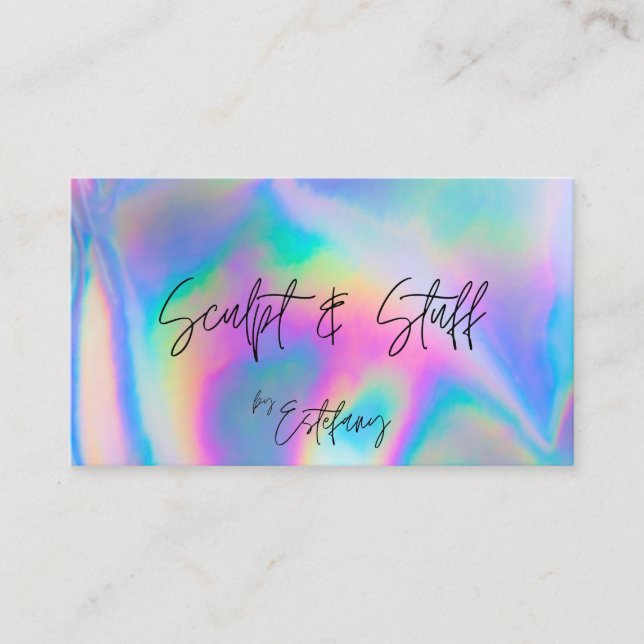 Holo-Visitenkarte Visitenkarte (Vorderseite)