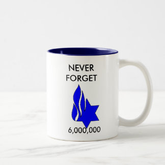 Holocaust-Erinnerungs-Tasse Zweifarbige Tasse