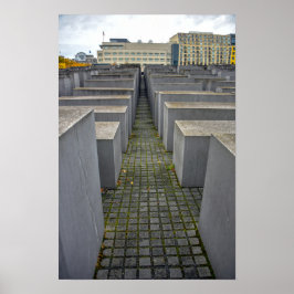 Holocaust-Gedenkstätte, Berlin, Deutschland Poster