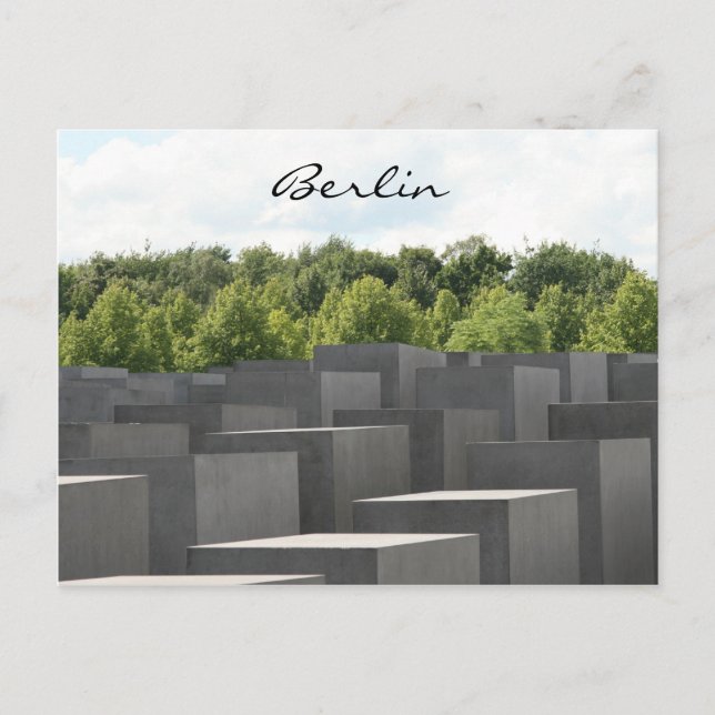 Holocaust-Gedenkstätte Postkarte (Vorderseite)