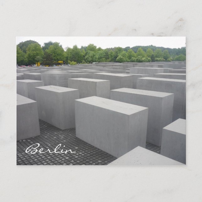 Holocaust-Mahnfeld Postkarte (Vorderseite)