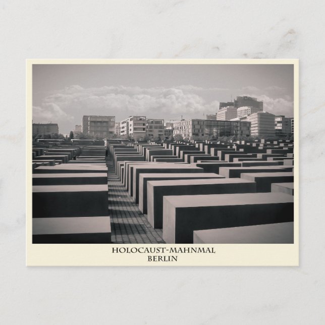 Holocaust-Mahnmal Berlin Postkarte (Vorderseite)