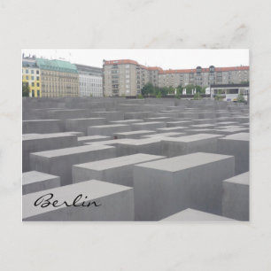 Holocaust-Mahnmal-Stelen Postkarte