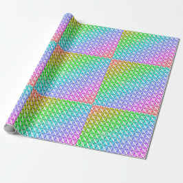 Holográfico Cuadros Geschenkpapier