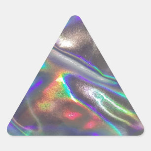 holografisch dreieckiger aufkleber