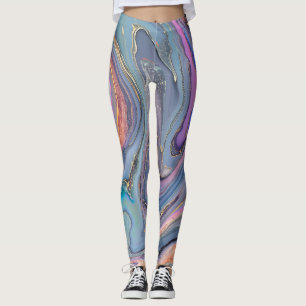 Holografisch farbig leggings