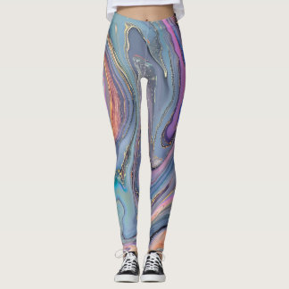 Holografisch farbig leggings