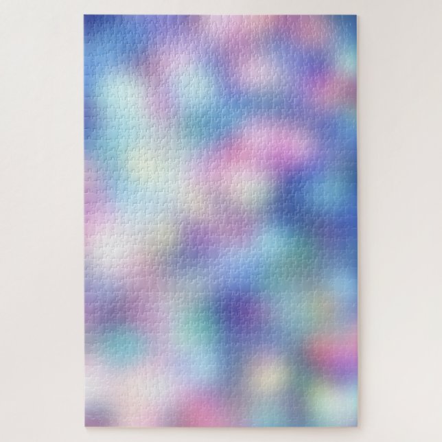 Holografisch Lila Bokeh Blur farbenfroher Gradient (Vertikal)