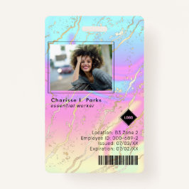 Holografisch | Mitarbeiter Foto ID Company Securit Ausweis
