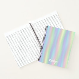 Holografisch | Personalisierte Spirale Notizbuch