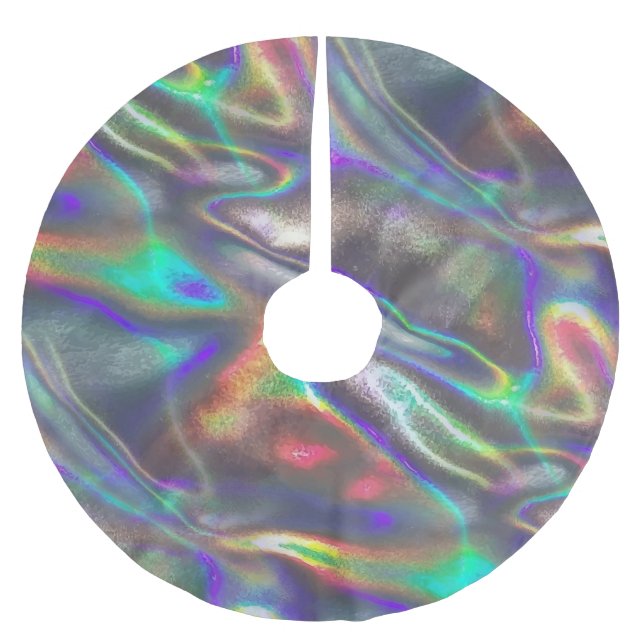 holografisch polyester weihnachtsbaumdecke (Vorderseite)
