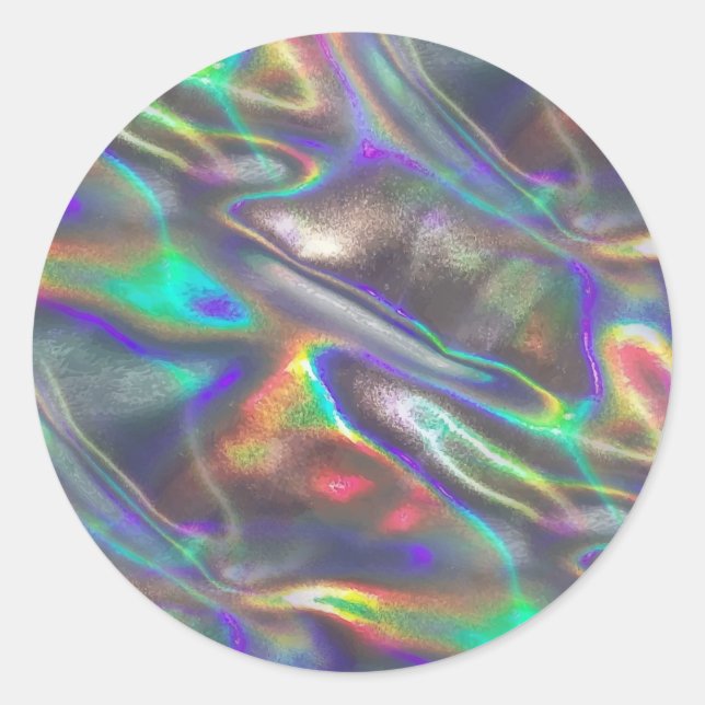 holografisch runder aufkleber (Vorderseite)