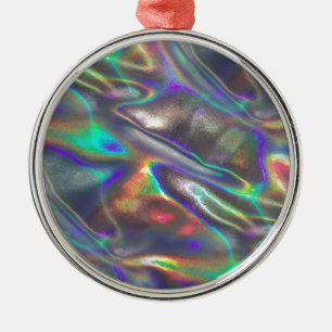 holografisch silbernes ornament