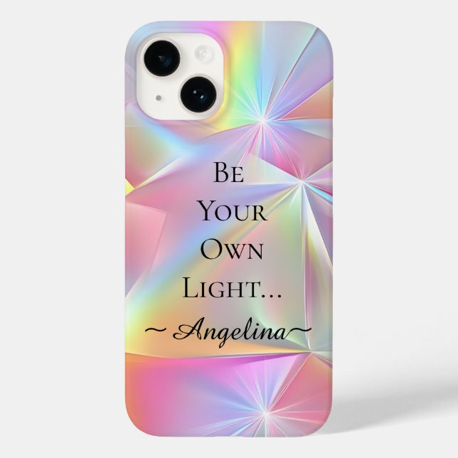 Holografische Ästhetik Case-Mate iPhone 14 Hülle (Rückseite)