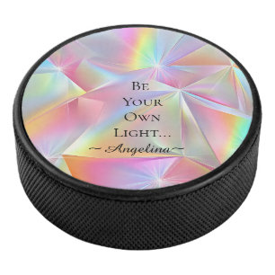 Holografische Ästhetik Eishockey Puck