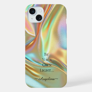 Holografische Ästhetik iPhone 15 Plus Hülle