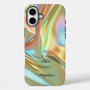 Holografische Ästhetik iPhone 16 Plus Hülle