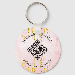 Holografische individuelle Geschäfts-QR-Code-Schlü Schlüsselanhänger