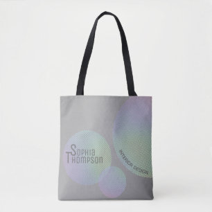 Holografische Rainbow-Circles moderner Imitate Tasche