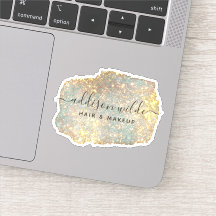 Holografische Signatur-Script Moderner Glam-Glitze