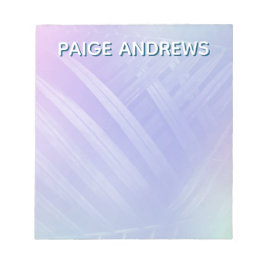 Holografische tropische Blätter Notizblock