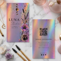 Holografischer Brow-Künstler Luxus-Iridescent-QR