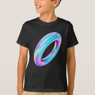 Holografischer Donut T-Shirt