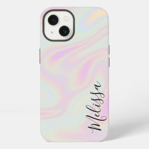 Holografischer Eleganter Irisierender Regenbogen-N iPhone Hülle