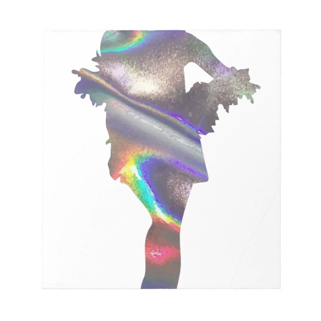 holografischer Flapper Notizblock (Vorderseite)