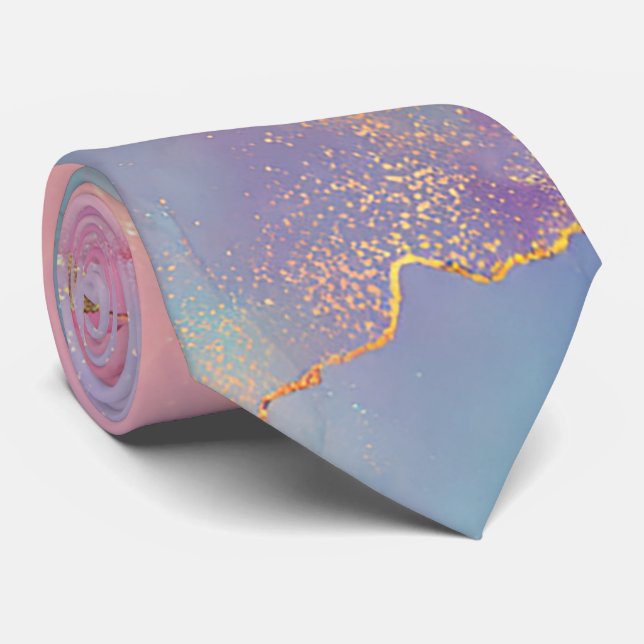 Holografischer Glitter-Sparkle  Krawatte (Gerollt)