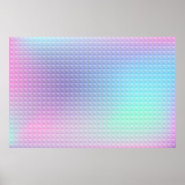 Holografischer Hintergrund. Hologramm-Glitch. Mult Poster (Vorne)