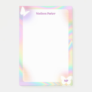 Holografischer Hintergrund Post-it Klebezettel